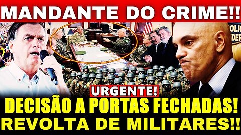 URGENTE!! REVOLTA DE MILITARES!! MANDANTE DO CRIME REVELADO!! TENSÃO MÁXIMA....