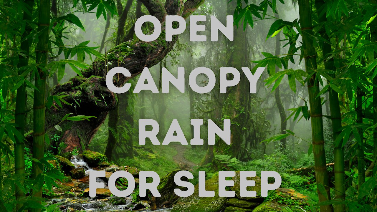 PureWater Open Canopy Relaxing Rain and Peace..