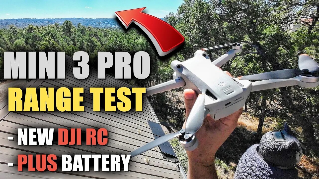 DJI Mini 3 Pro Range Test with Plus Battery & DJI RC (With Screen) - How Far Will it GO?!