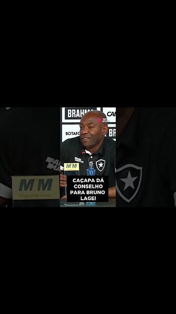 🔥🚨VEJA! CAÇAPA DÁ CONSELHO A BRUNO LAGE! #botafogo #brasileirão #segueolíder