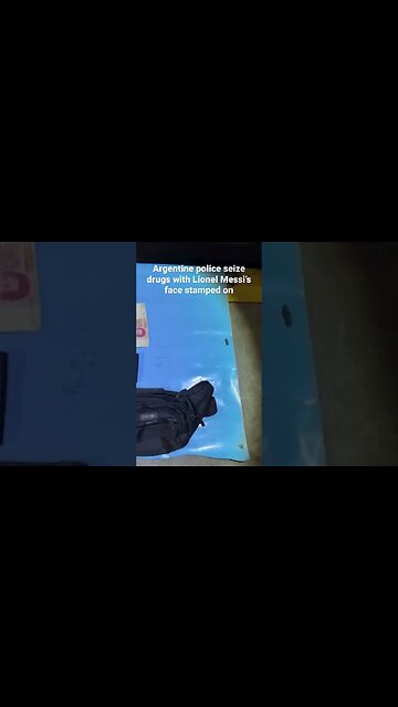 Police seize drugs with Lionel Messi's face on #shorts