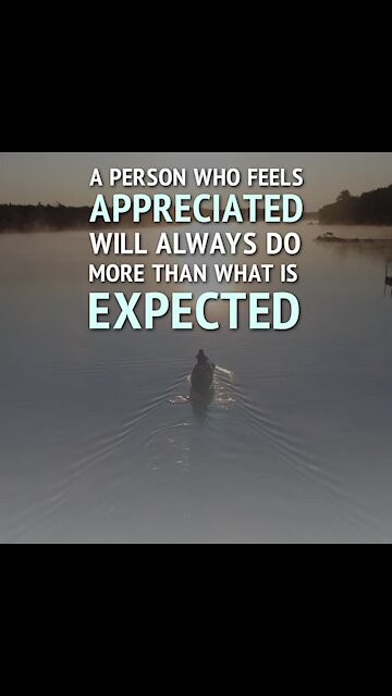 A person who feels appreciated [GMG Originals]