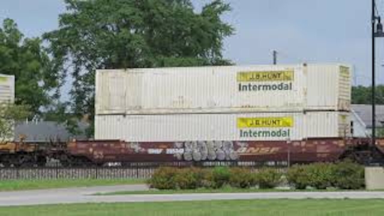 Norfolk Southern Intermodal Double-Stack Train from Fostoria, Ohio September 1, 2020