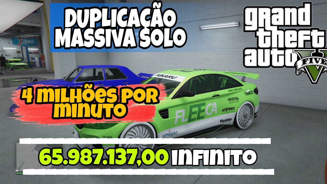 GTA 5 ONLINE GLITCH DE DINHEIRO SOLO DUPLICAR CARROS MASSIVO PLACA LIMPA