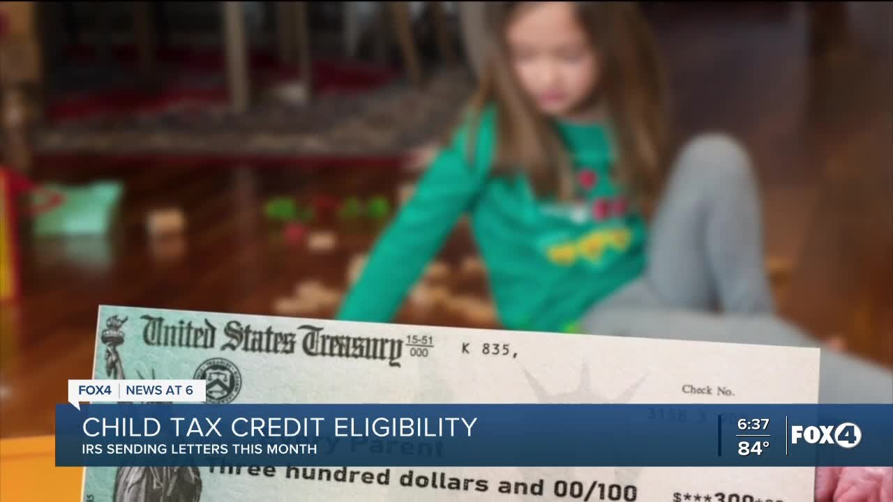 IRS sending notification to families eligible for child tax credit