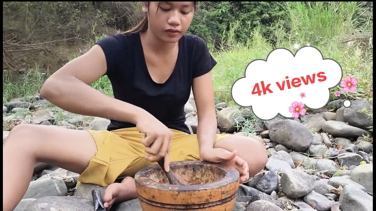 @Adventure in #forest #catch Fish in - river