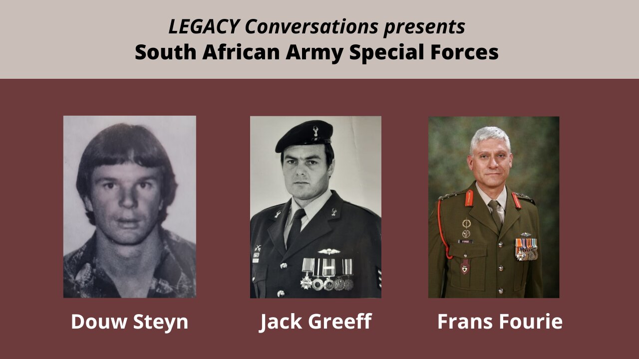 Legacy Conversations - Special Forces Answers Episode 1 of 3 FESTIVE SEASON REPEAT