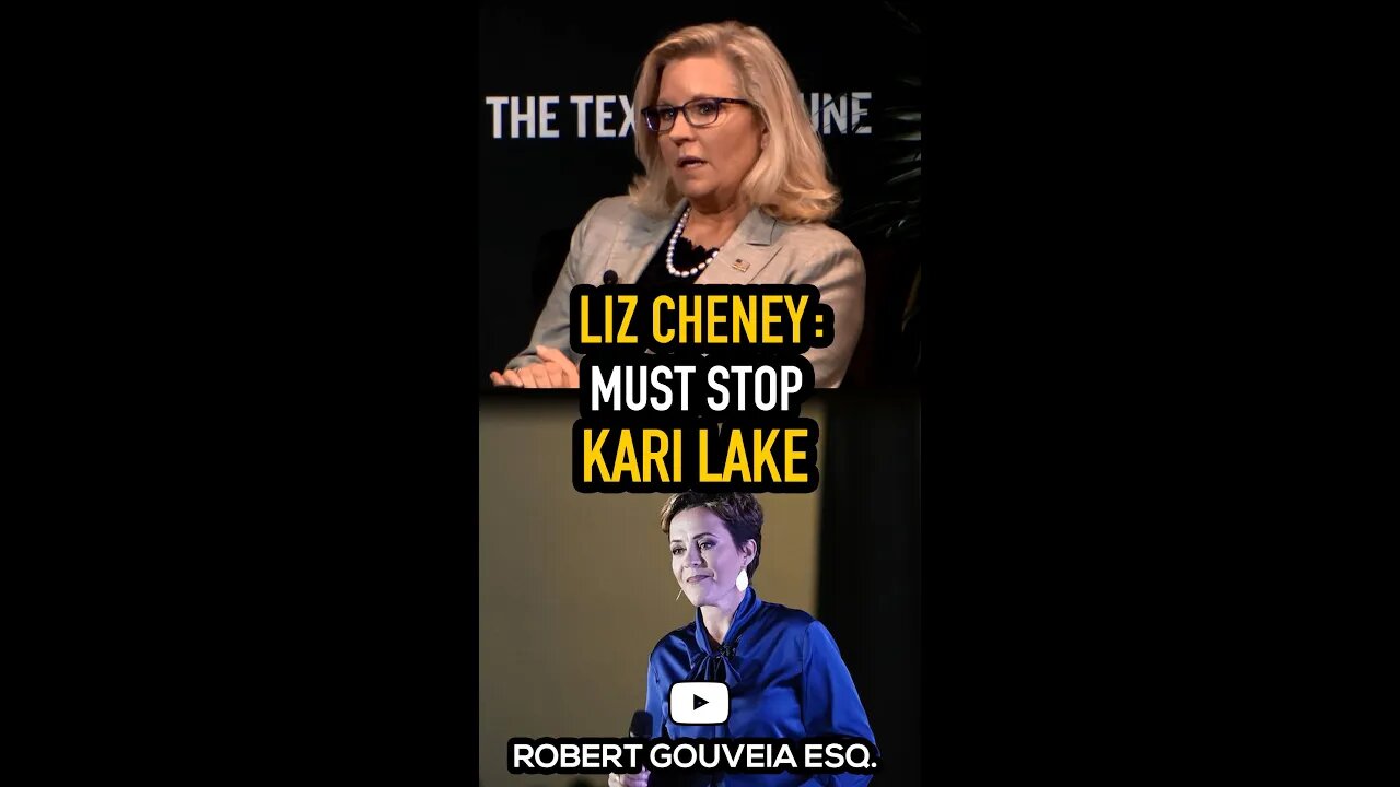 Liz Cheney: Must STOP Kari Lake #shorts