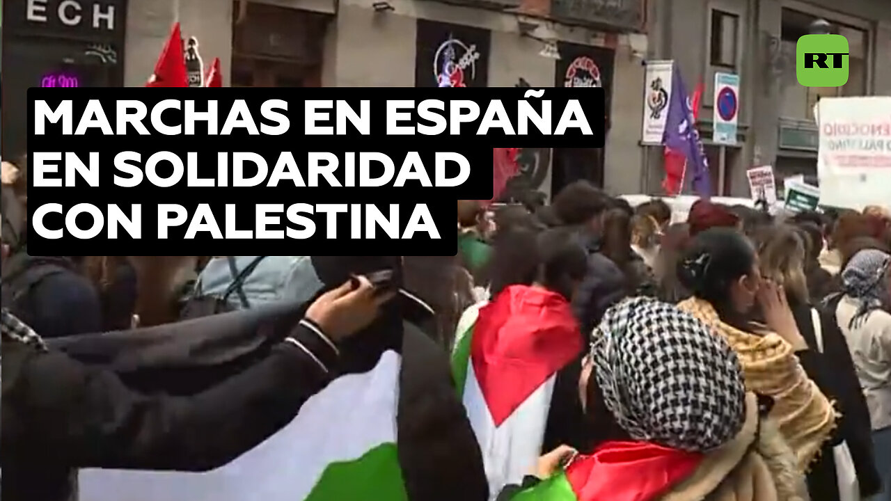 Las muestras de apoyo al pueblo palestino se extienden por todo el mundo