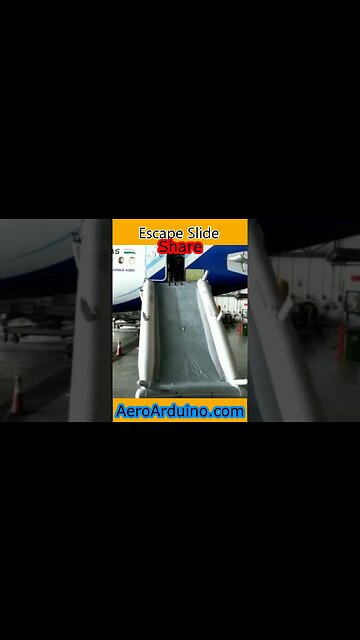 How Escape Slide Really Shoots #Aviation #Flying #AeroArduino