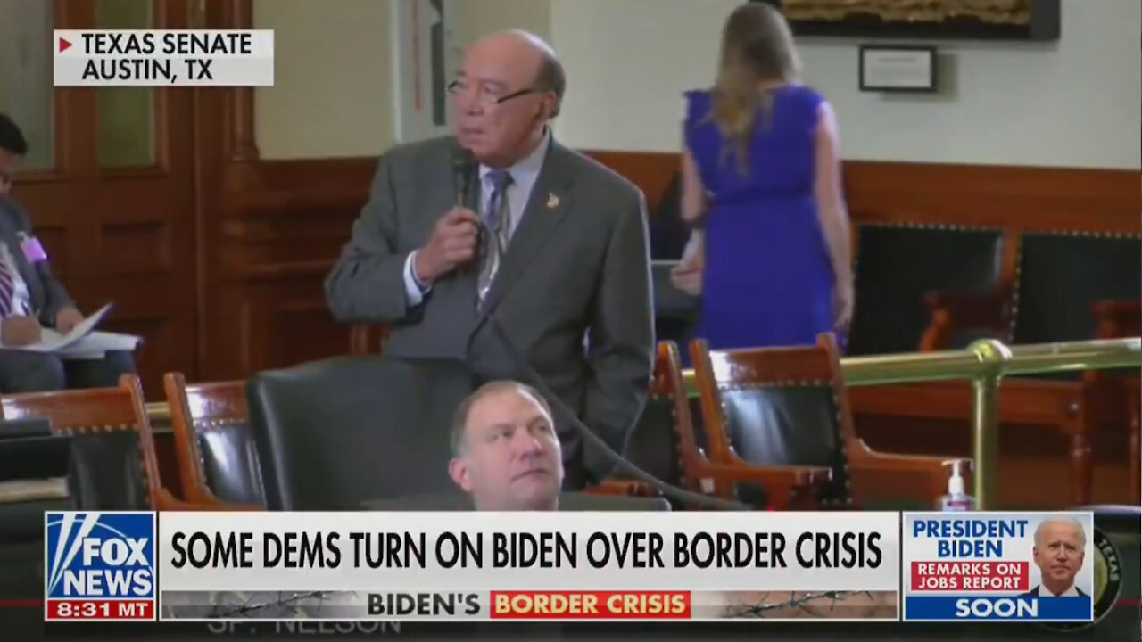 HIGHLIGHTS - Democrat Texas Senator Criticizes Border Problem