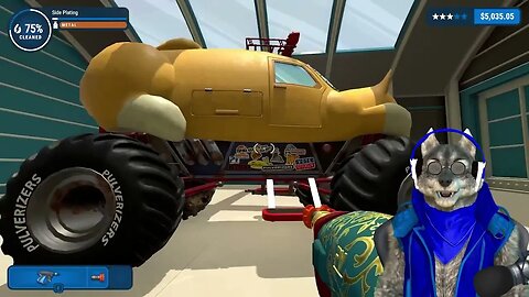 The Giant Kitty Needs a Bath - Powerwash Simulator