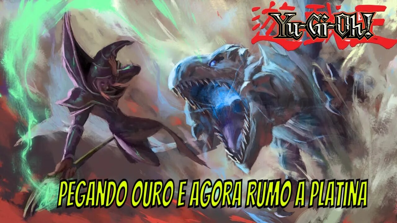 Yu Gi Oh Master Duel Ranked - Rank Gold com deck de mago negro e vamos pegar platina