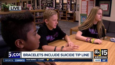 Aprende Middle School students working to stop suicides, self harm