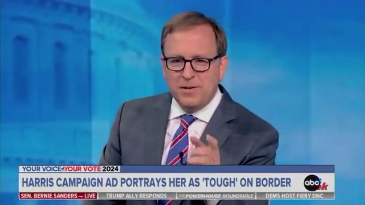 Even ABC's Jonathan Karl Couldn't Ignore The Supreme Irony In Harris' Ad Promising Border Security