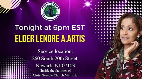 Sunday Night Ignite w/ Elder Lenore Artis