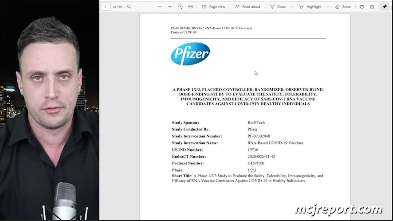 Pfizer document suggests potential of vaccine transmission