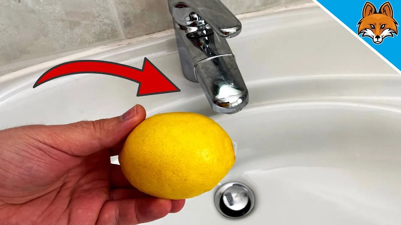 Wipe your Sink with a Lemon and WATCH WHAT HAPPENS 💥