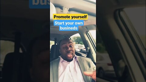 Don't wait for a promotion, promote your self #business #sidehustle #businessidea