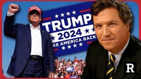 Watch the moment Tucker Carlson STUNS the crowd and says "Trump will win anyway"