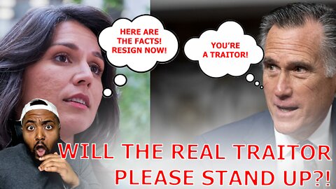 Tulsi Gabbard DESTROYS Mitt Romney With Facts On Ukraine Biolabs After Being Accused Of Treason