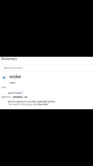 The Definition Of Woke #Shorts