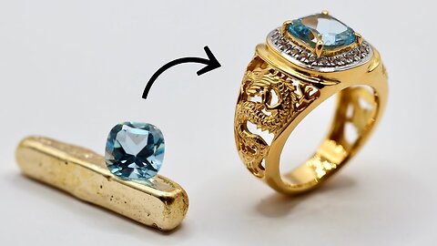 how to make gold signet ring - how it's made jewellery.