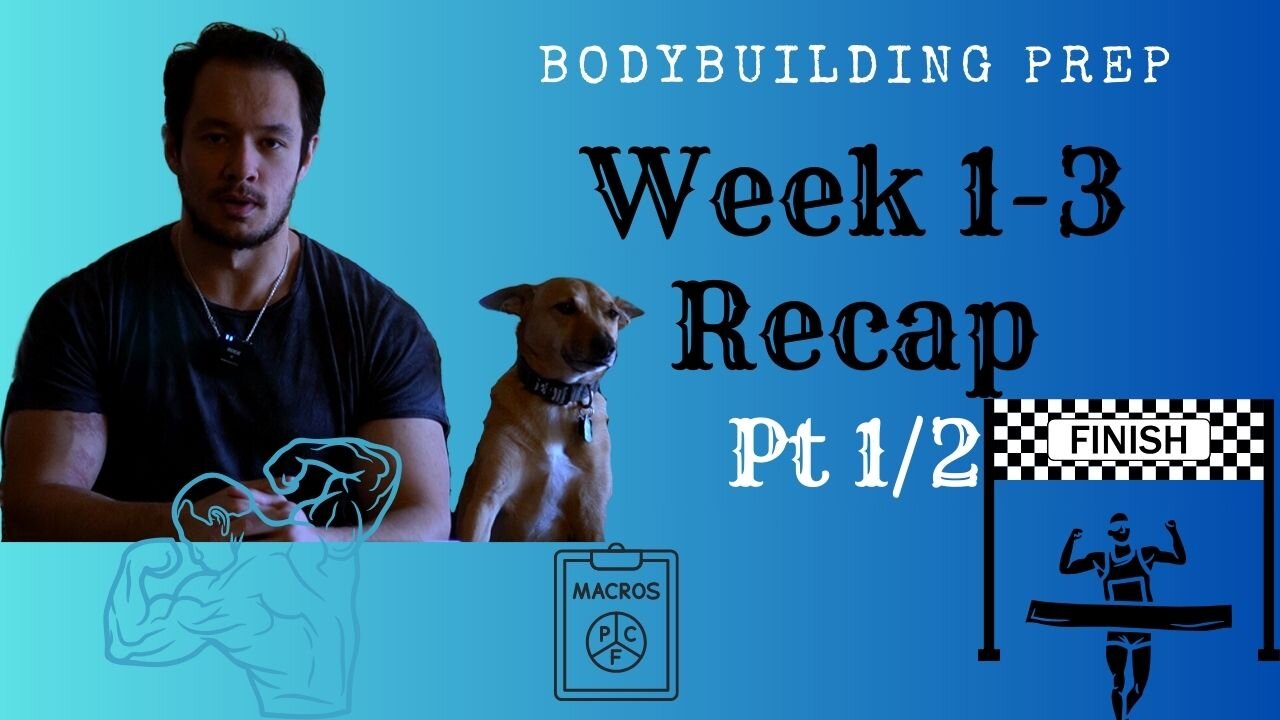 Bodybuilding Prep Week 1-3 (part 1/2)