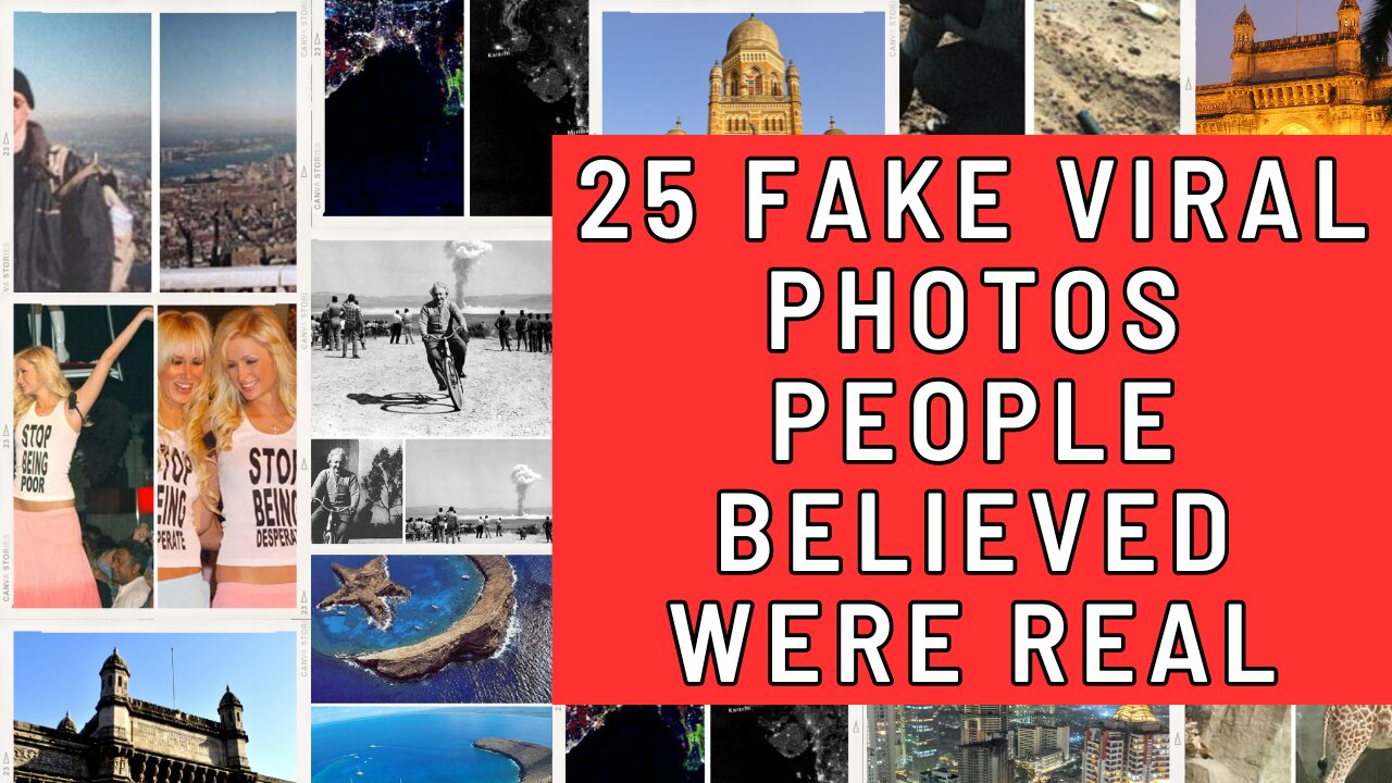 25 Fake Viral Photos People Believed Were Real.