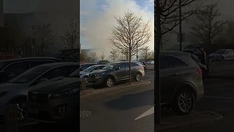 Fire at woodies Tallaght