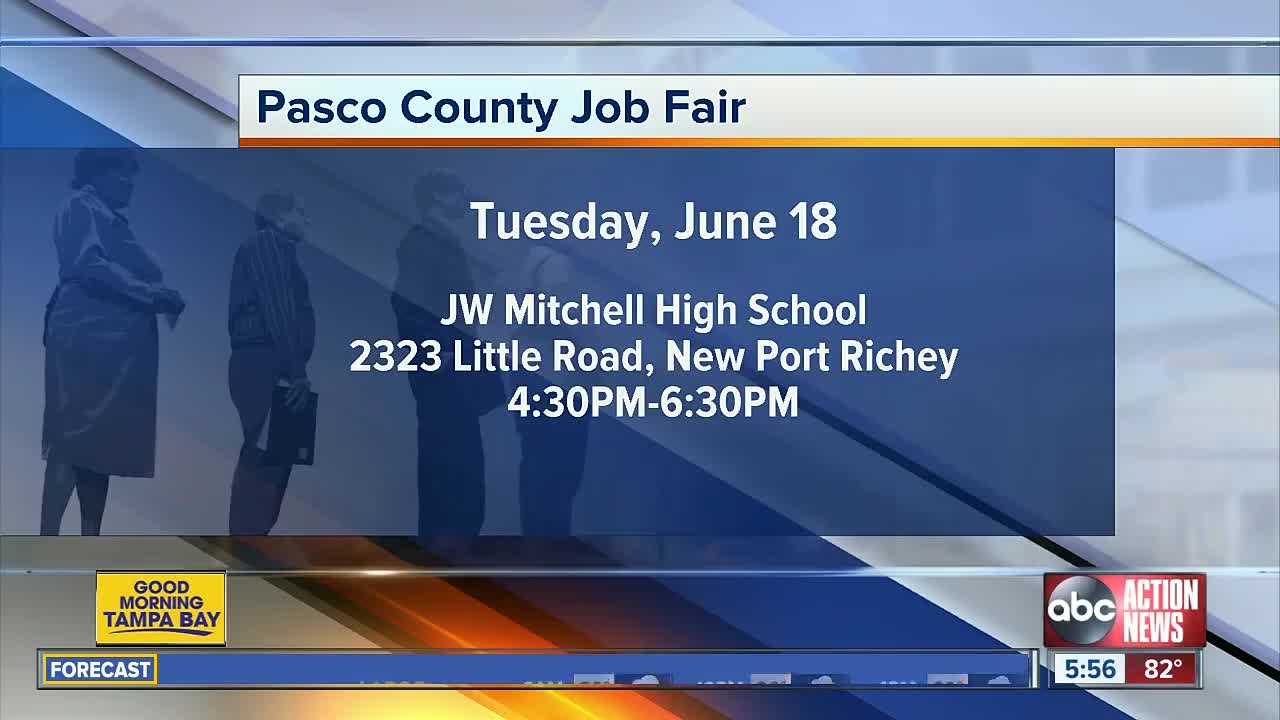 Pasco Community Job Fair to be held June 18 in New Port Richey