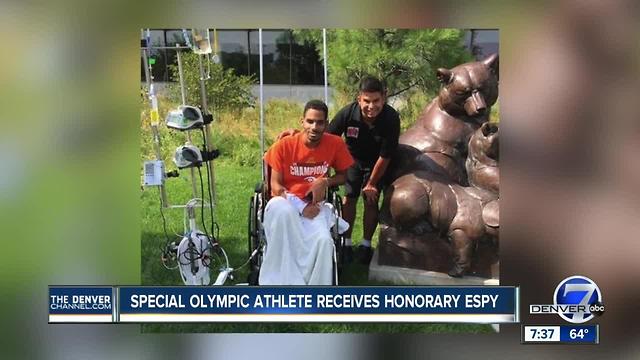 Honorary ESPY given to Special Olympic athlete battling cancer in the hospital