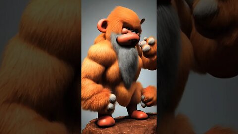 AI generated Primeape #whosthatpokemon #pokemon