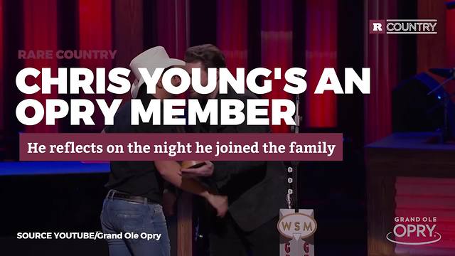 Chris Young's an Opry Member