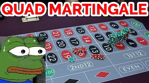 4X MARTINGALE "Stay On Target" Roulette System Review