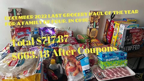 Last grocery haul of the year (2022)