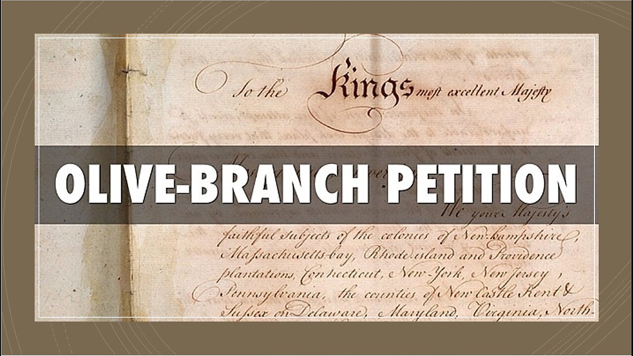 The Olive Branch Petition