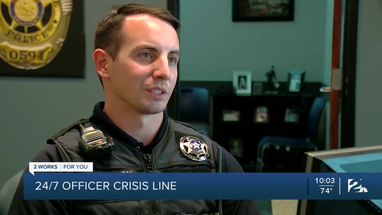 24/7 officer crisis line