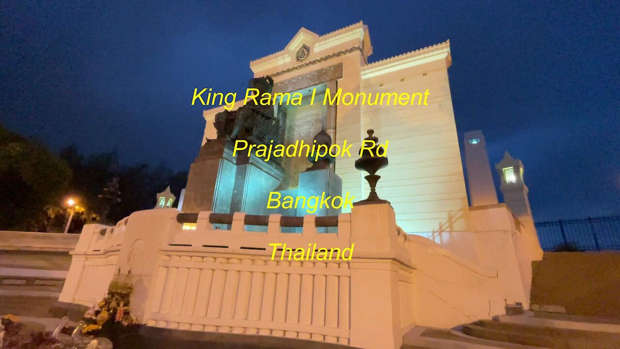 King Rama I Monument in Bangkok Thailand