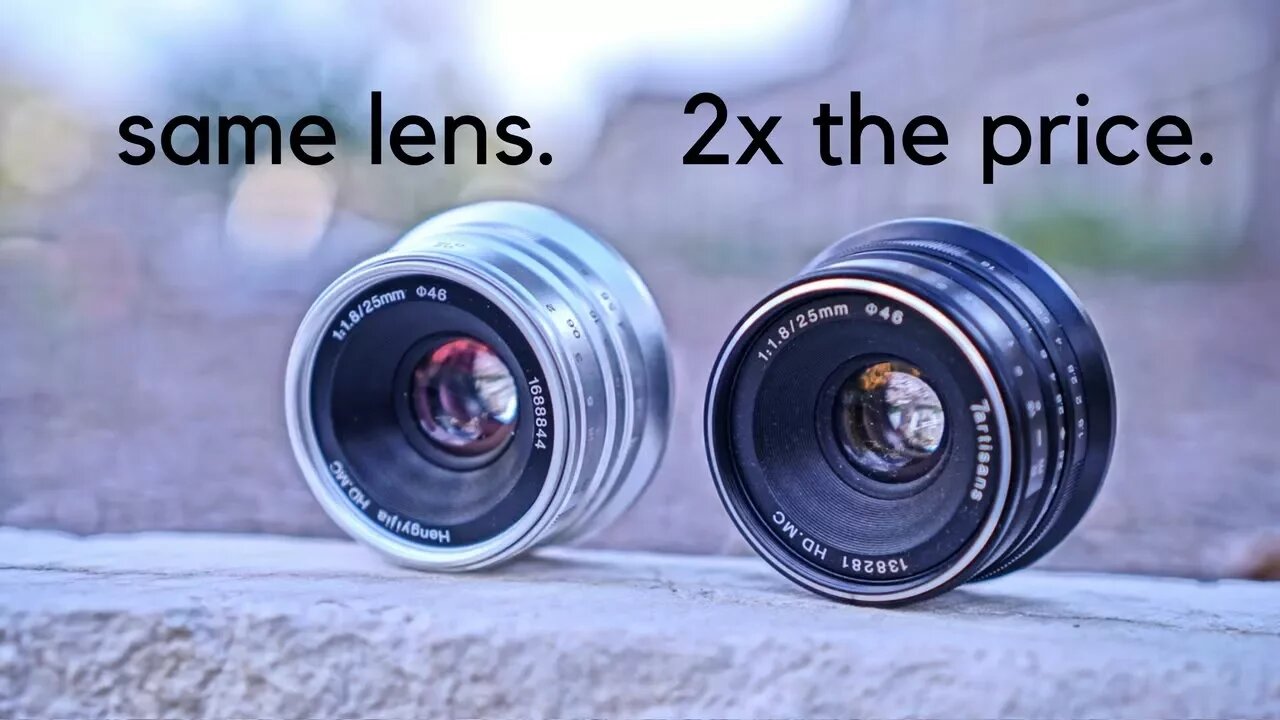 The Hengyijia 25mm F1.8 is the Same. For More.