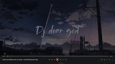 Dj Dear God slowed - reverb 2022