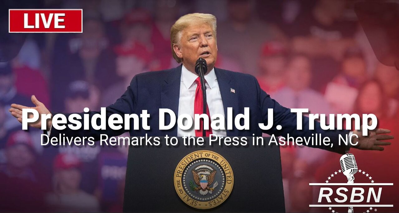 Trump Delivers Remarks in Asheville, North Carolina WATCH PARTY!- 10.21.2024