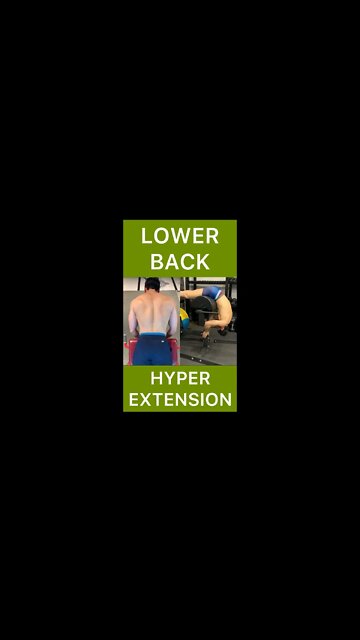BUILD BULLET PROOF LOWER BACK | Hyperextension #shorts
