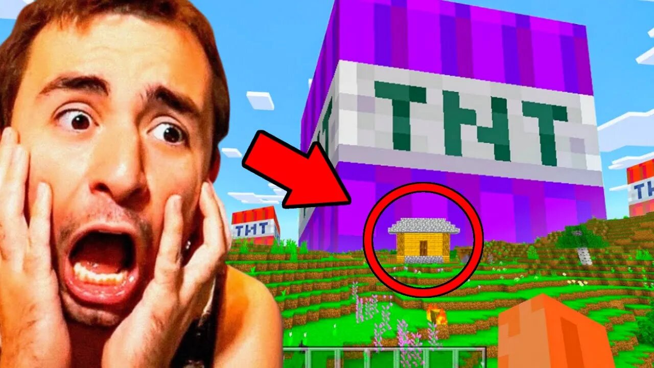 I Secretly Used a Nuke Mod on His Minecraft House