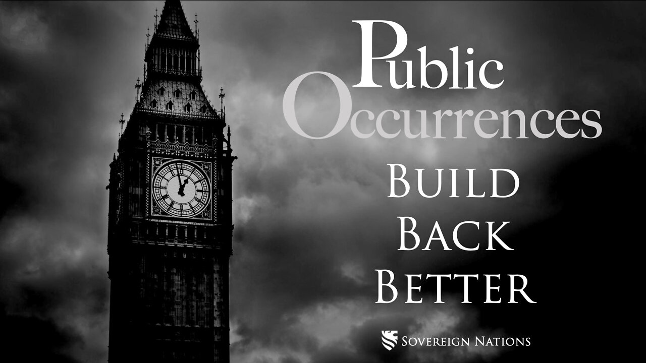 Build Back Better | Public Occurrences, Ep. 70