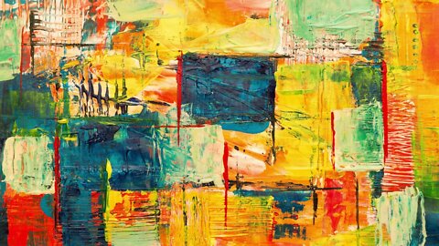 #Classical #Solo #Piano #Soundtrack Multi-coloured Abstract Painting