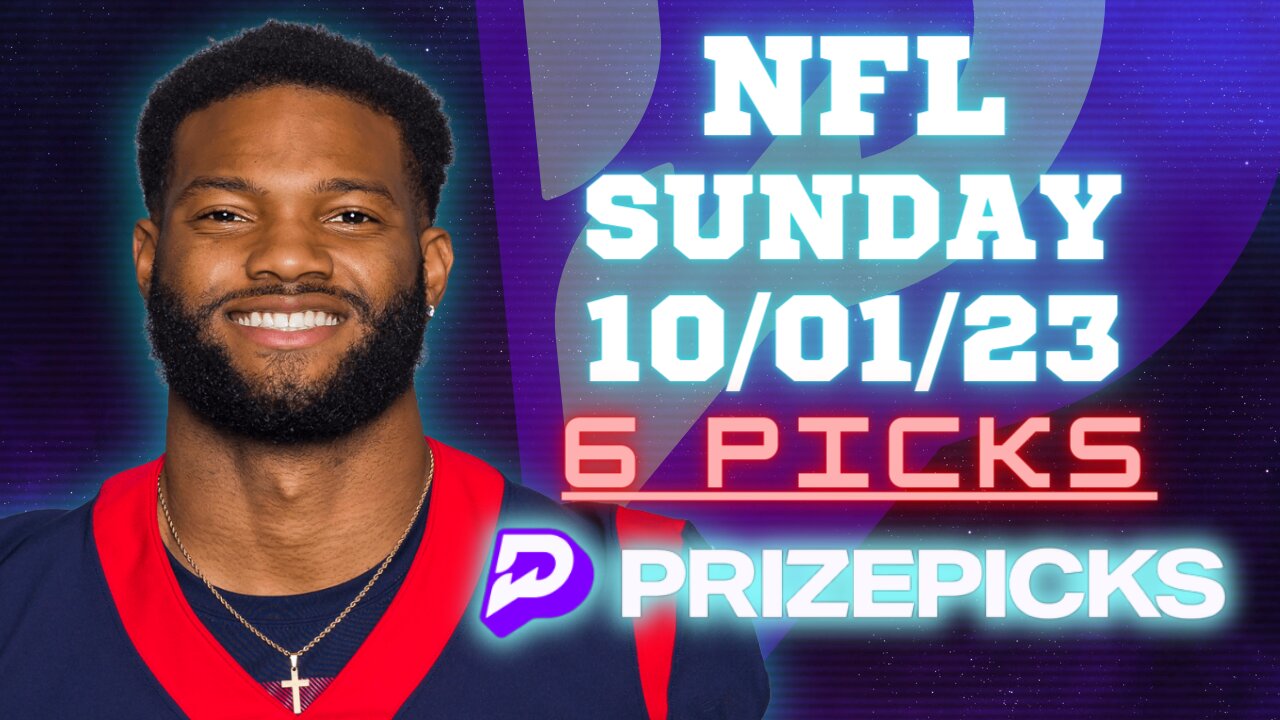 #PRIZEPICKS | 6 PICKS FOR #NFL SUNDAY! | WEEK 4 | 10/01/2023 | #PROPBETS | #FOOTBALL
