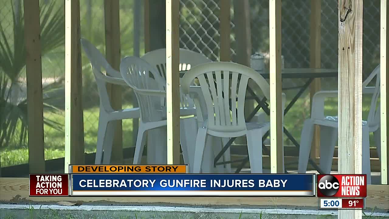 2-month-old baby grazed by Fourth of July celebratory gunfire bullet, police say