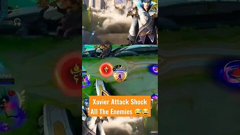 Xavier Attack Shock All Enemies #mobilelegends #razimaruyama #xavier #xavierbestbuild