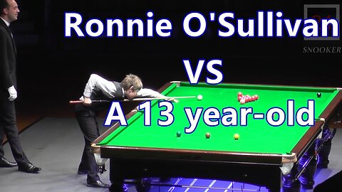 FLASHBACK - Ronnie O'Sullivan vs. 13-year Fabian Haken- THE RONNIE O'SULLIVAN